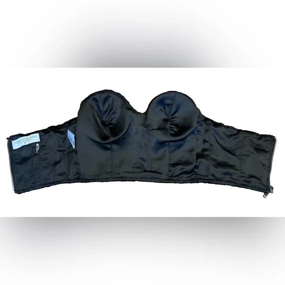 NEW Naked Wardrobe Black Lace Bustier Corset Top, Sizes XS & S - Picture 6 of 12